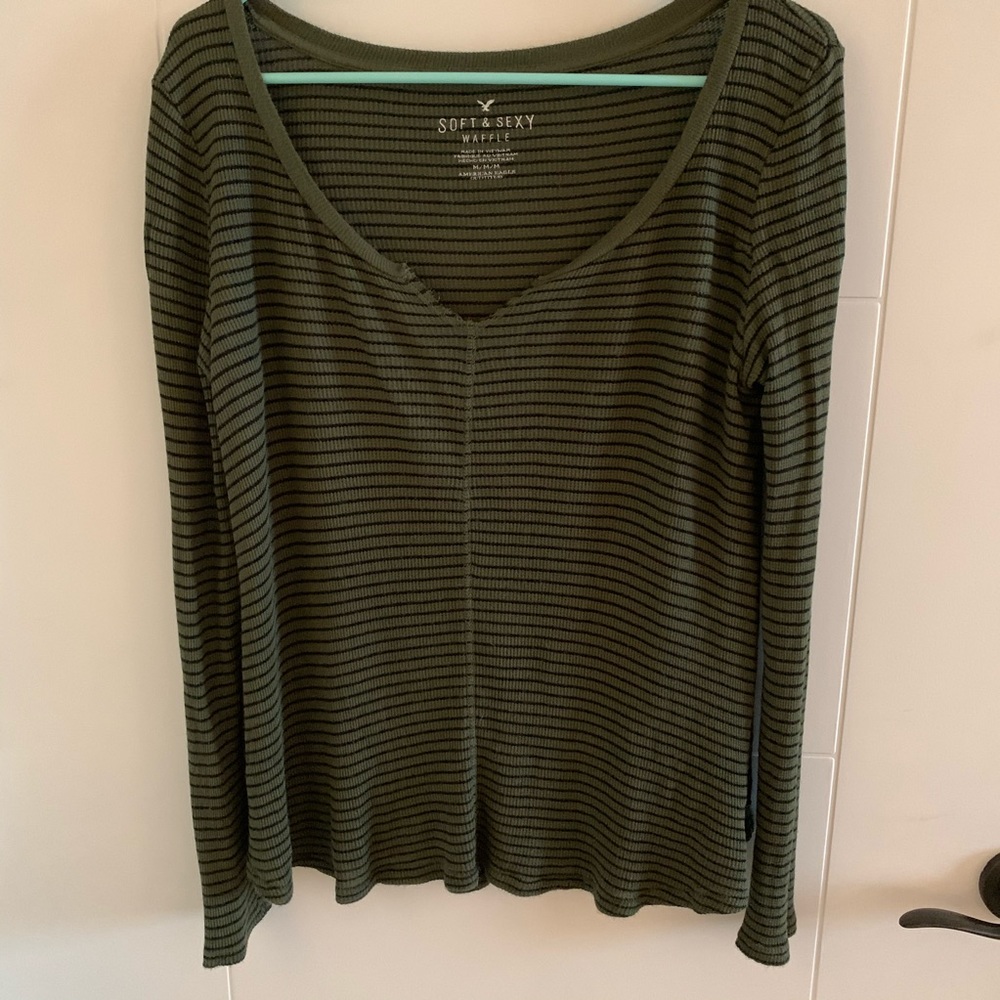 AE Soft & Sexy Thermal Waffle long sleeve